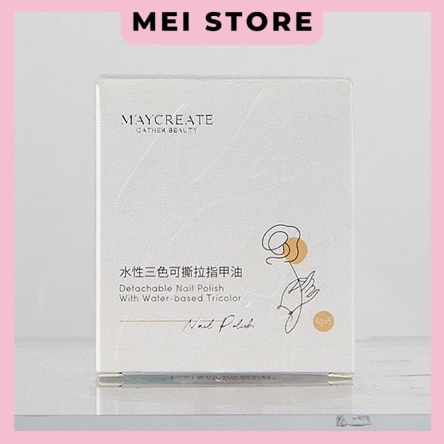 Set 3 Chai Sơn Móng Tay Maycreate Nail Polish 4g*3 Senabeauty