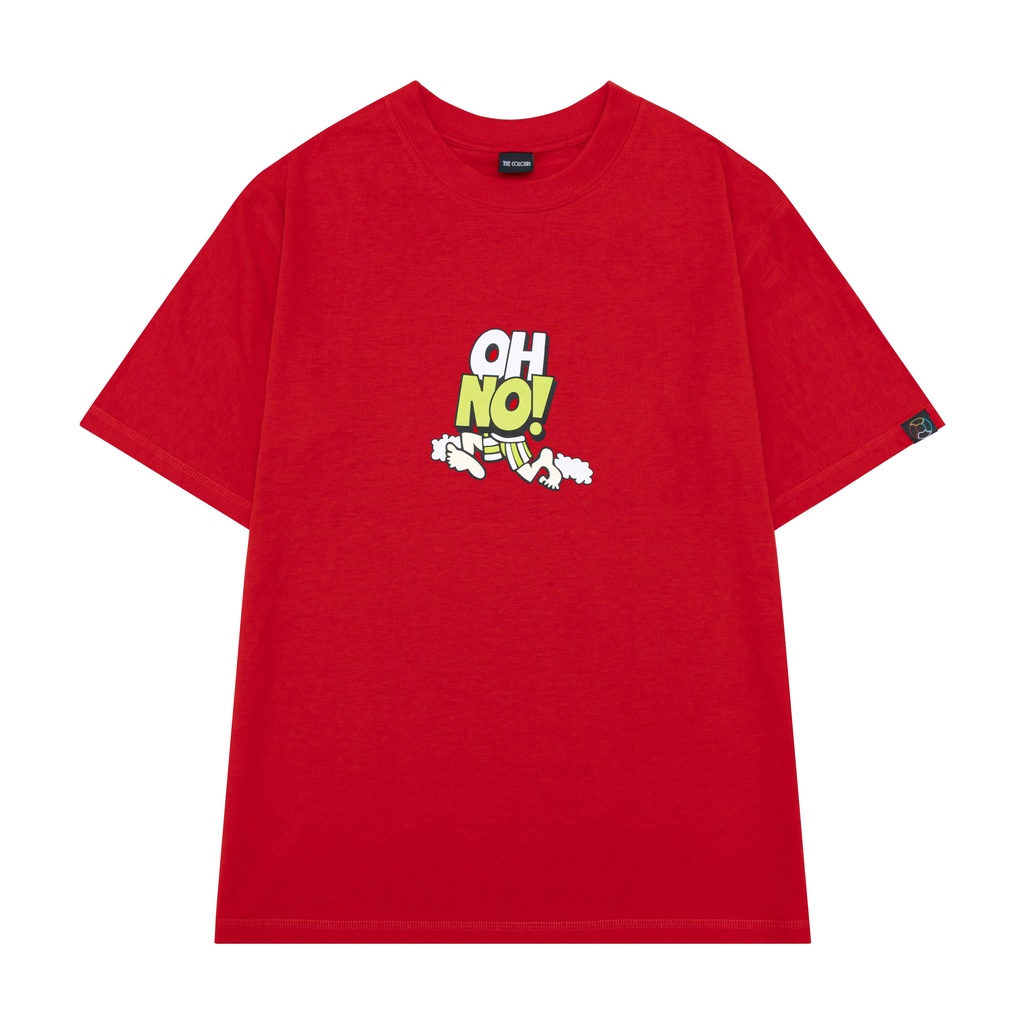 Áo thun nam nữ "OH!NO" local, phom unisex The Colours, cotton 2c cực thoáng mát, thoải mái,năng động