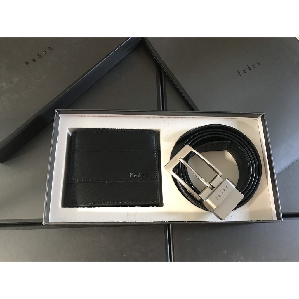 Set ví dây nịt Perdro XUẤT XỊN full box và túi giấy hãng