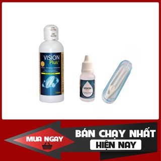 [FREESHIP|Combo H] Dung Dịch Ngâm Kính Áp Tròng + Nước Nhỏ Mắt Áp Tròng + Nhíp Đeo Lens