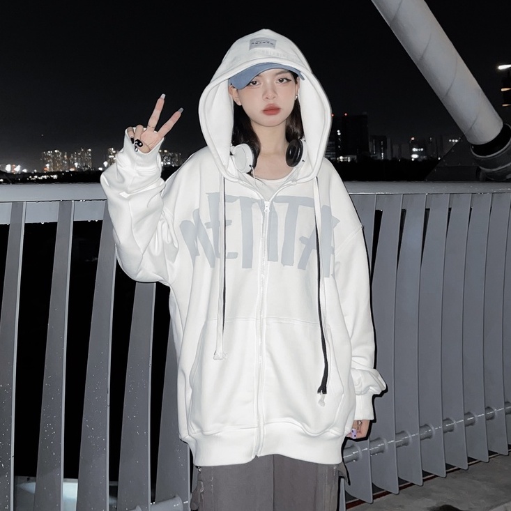 Áo Hoodie Nam Nữ Khóa Zip YKK Cao Cấp MENTAL® Printed Logo