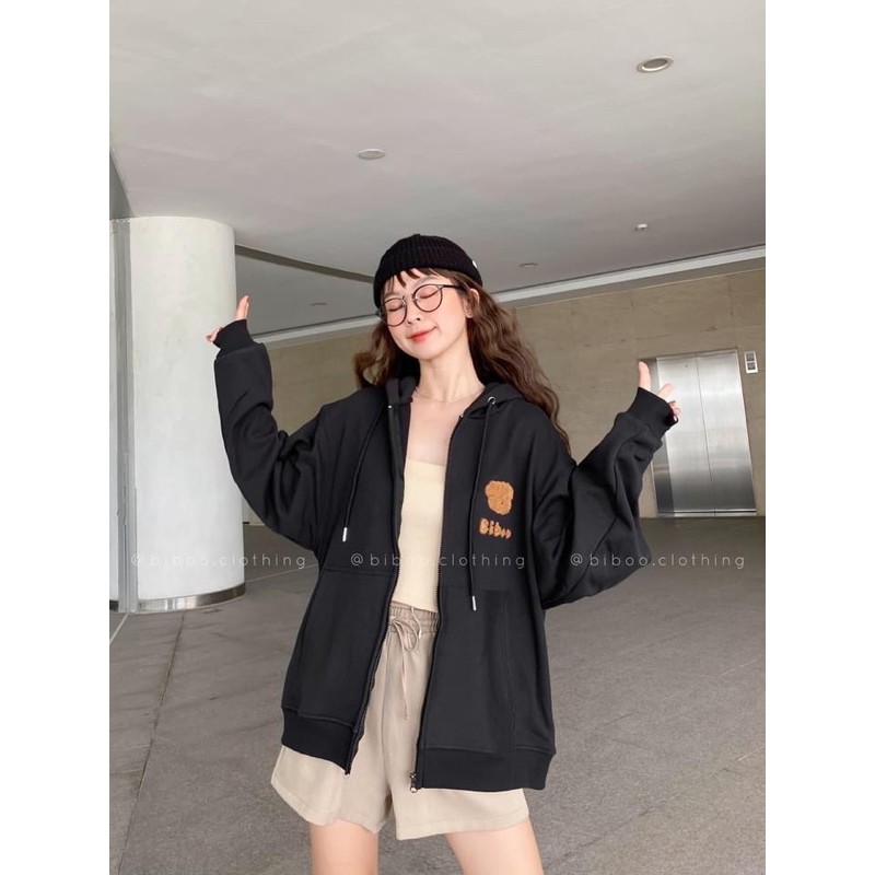 [Mã FATHANG5 giảm 10K đơn 50K] [Ảnh Thật] Áo Khoác Nỉ Ngoại Thêu Cún Chất Nỉ Ngoại Mịn Đẹp Chất Đẹp Form Thoải Mái | BigBuy360 - bigbuy360.vn