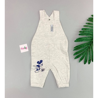 [5-10kg] Yếm Bé Trai DN - Xám Nỉ Mickey