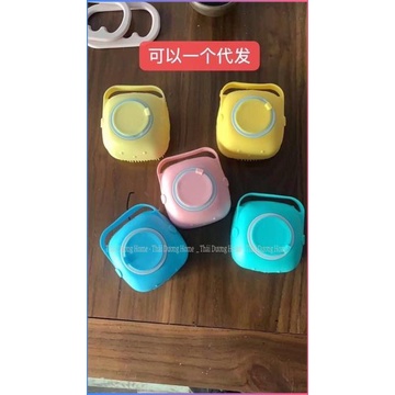 Cọ Tắm Silicon Vuông Có Ngăn Chứa Dầu Tắm Tiện Lợi | BigBuy360 - bigbuy360.vn