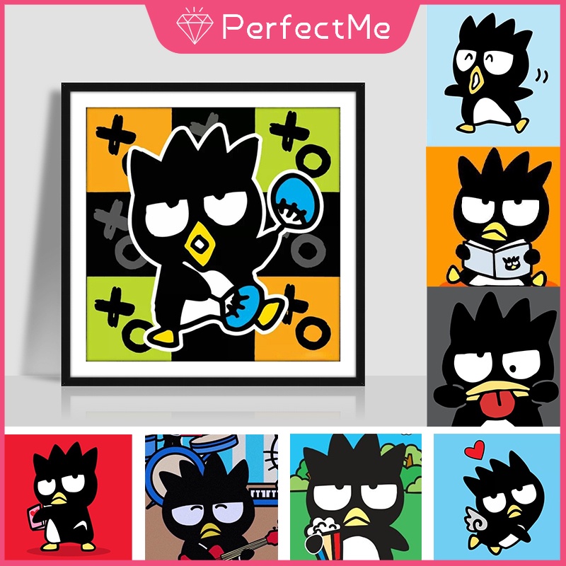 Bộ Tranh Đính Đá 5d Tự Làm 30x30cm Hình Mèo Hello Kitty