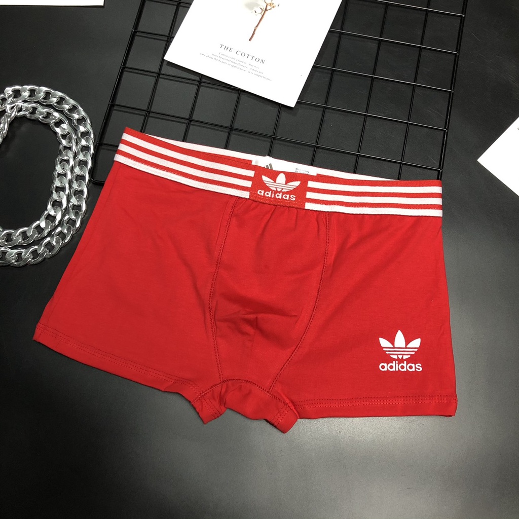 Quần sịp nam boxer adidas cao cấp,lót đùi nam vải thun mềm mịn thoáng khí PM40A