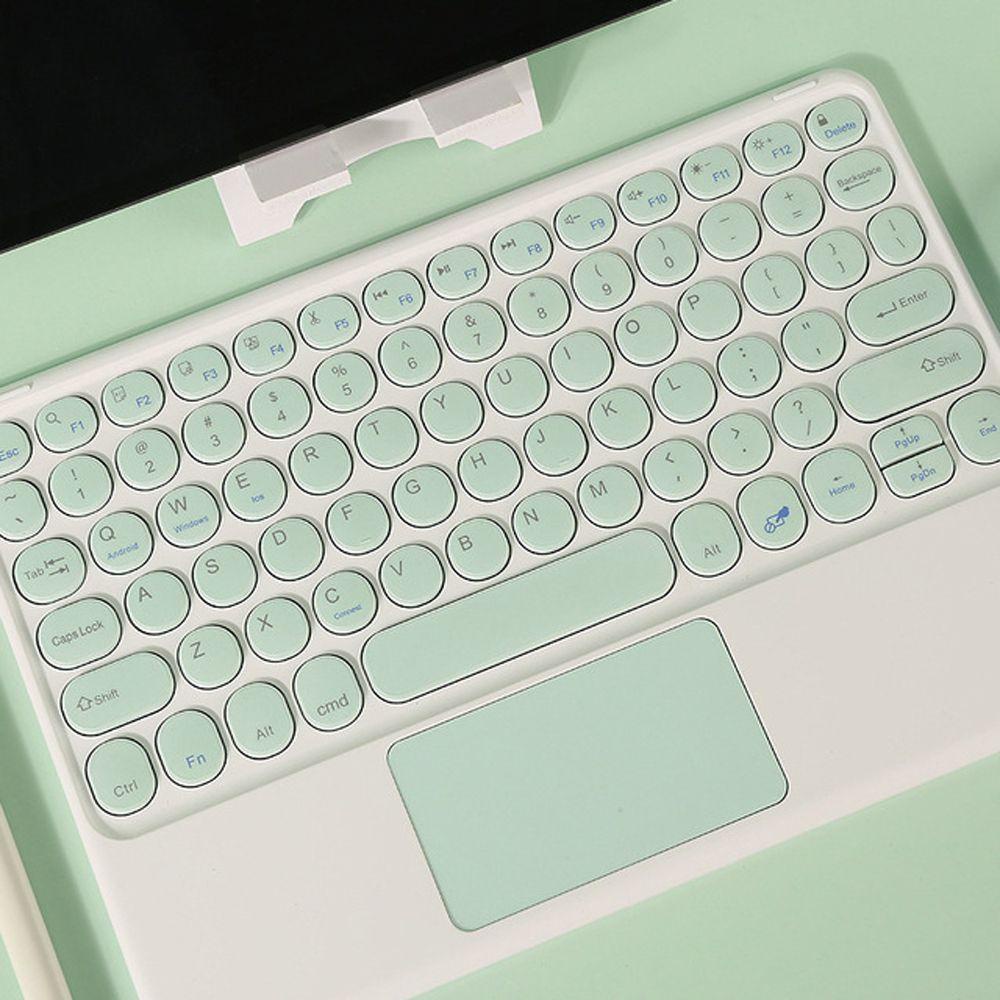 1 Bàn Phím Bluetooth Mini Siêu Mỏng Cho Máy Tính Bảng PC