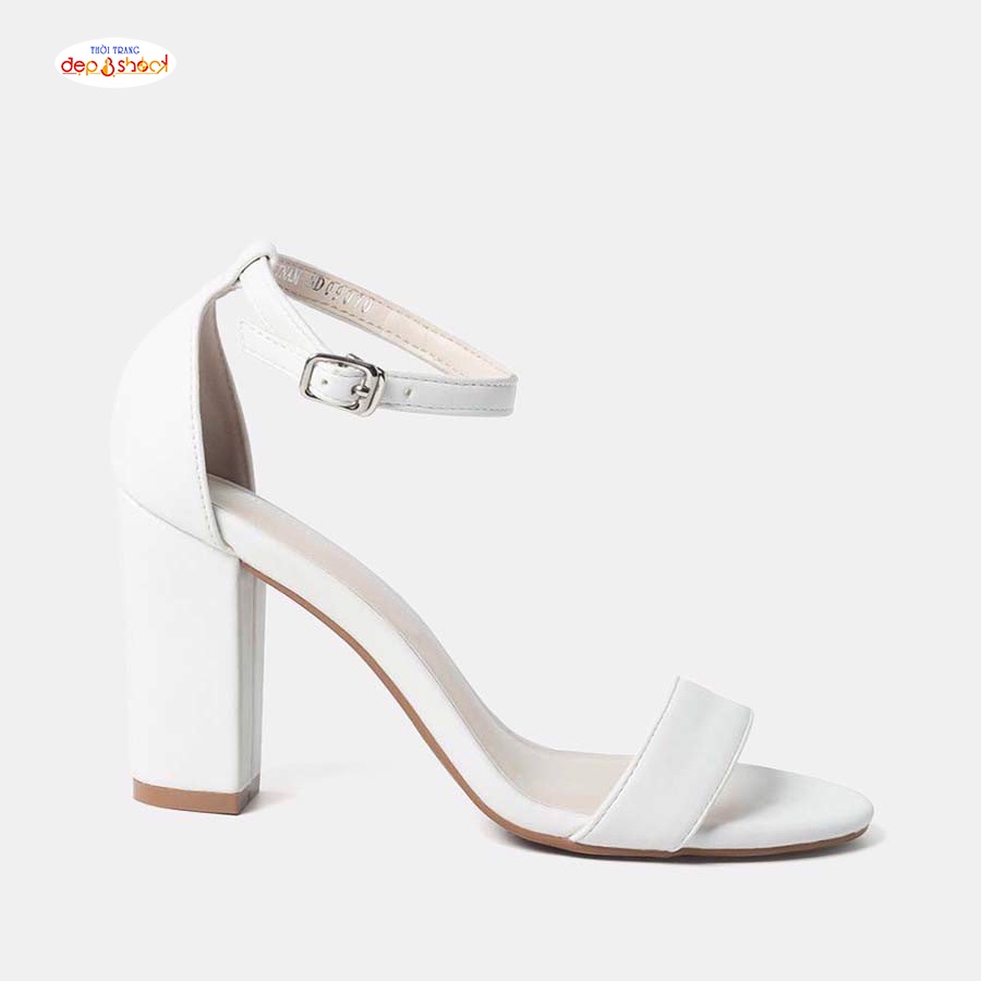 Xăng đan cao gót 7p quai ngang thời trang có Big Size 42 43 MS 21010