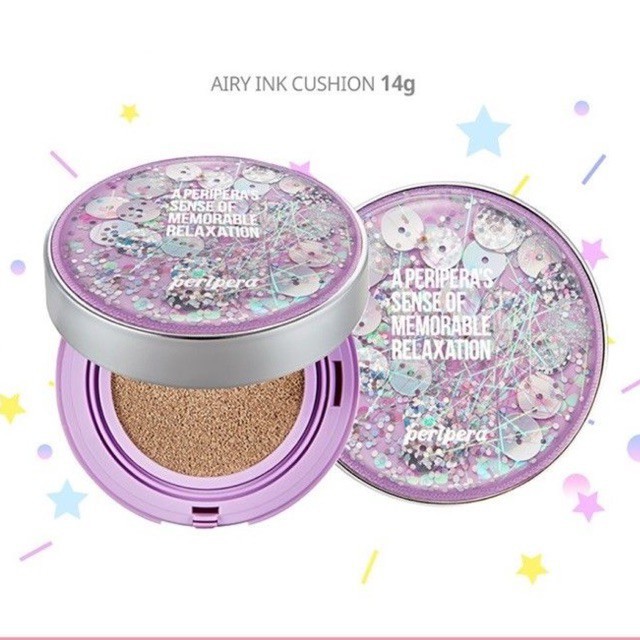 [Nhập mã: PIJASON để giảm thêm] Phấn Nước Mỏng Nhẹ Peripera Airy Ink Cushion SPF50+ PA+++ (ASMR Collection)