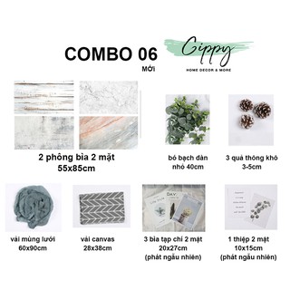 Combo chụp ảnh GIPPY06 (tiết kiệm 30%) thích hợp chụp mỹ phẩm, các phụ kiện thời trang - Gippy Decor