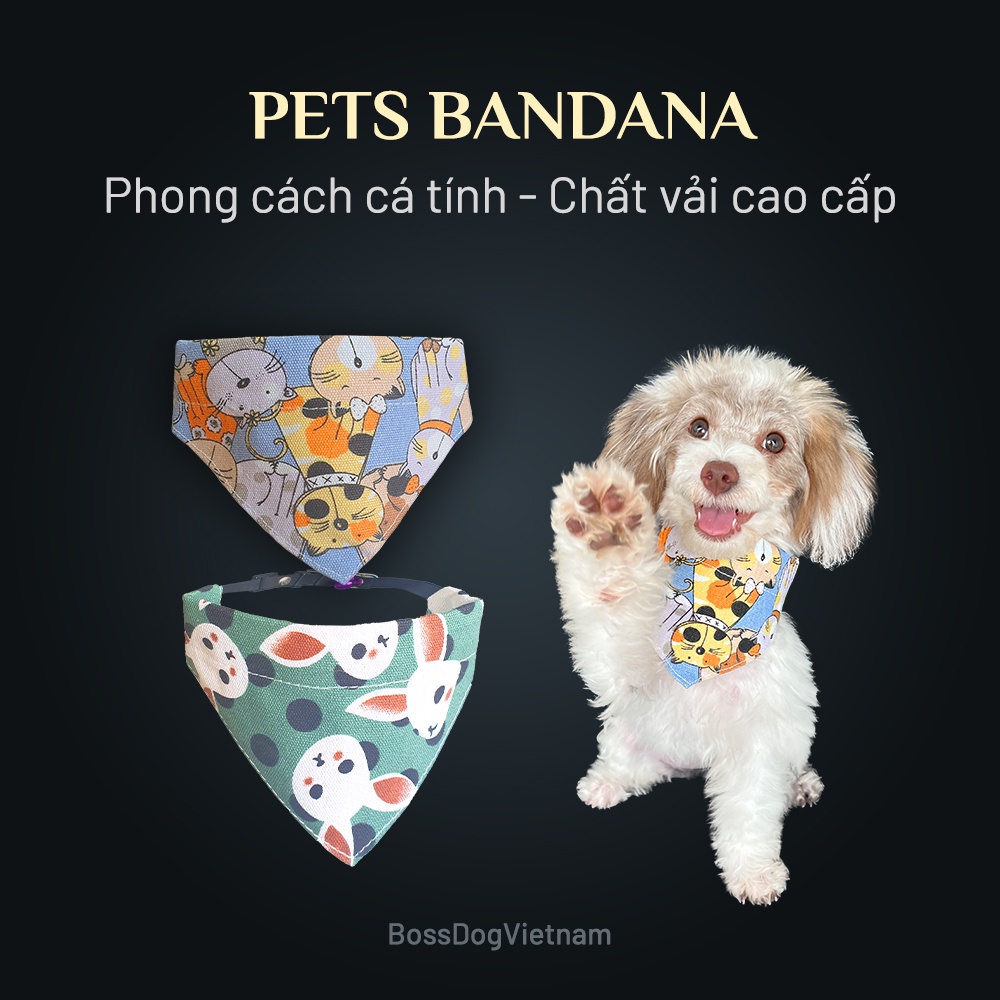 Yếm cổ cho thú cưng Bandanas | BossDog