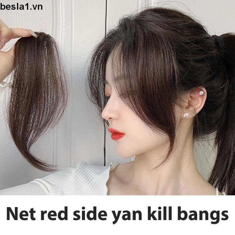 🎀Tóc mái giả không đường may phong cách ins thời trang Pháp