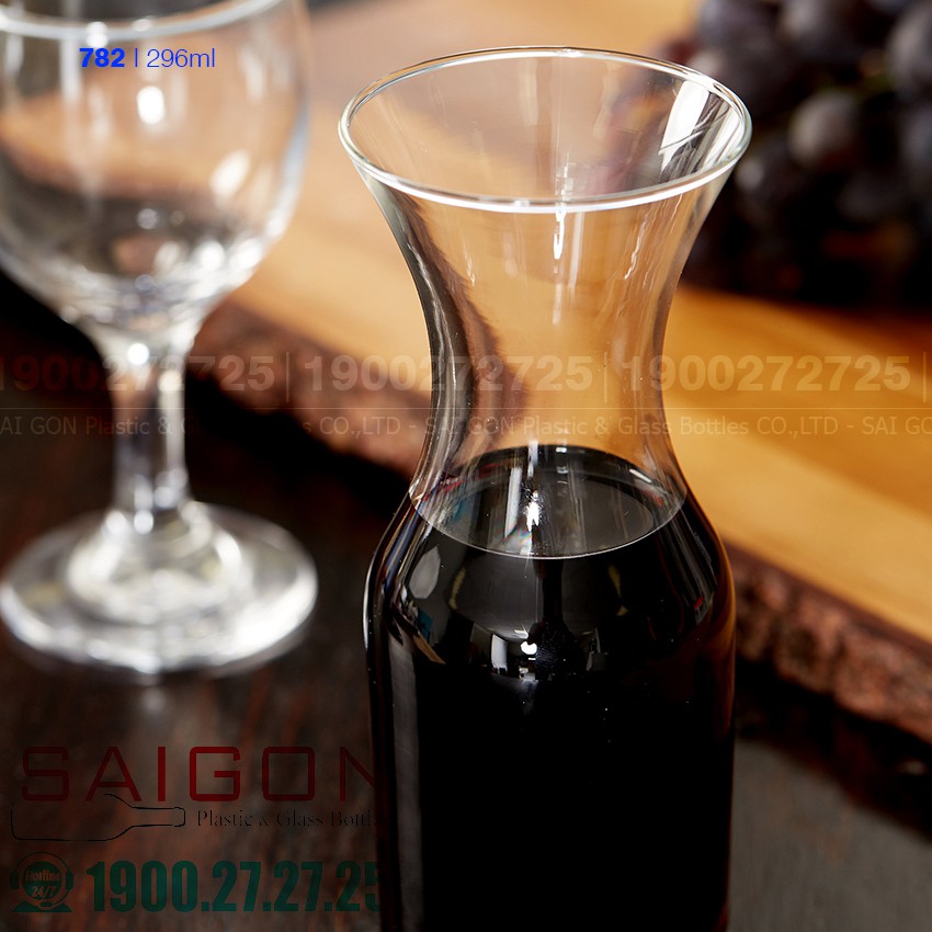 Bình Rót Thủy Tinh Decanter 296ml | Thủy Tinh Cao Cấp , Nhập Khẩu E.U