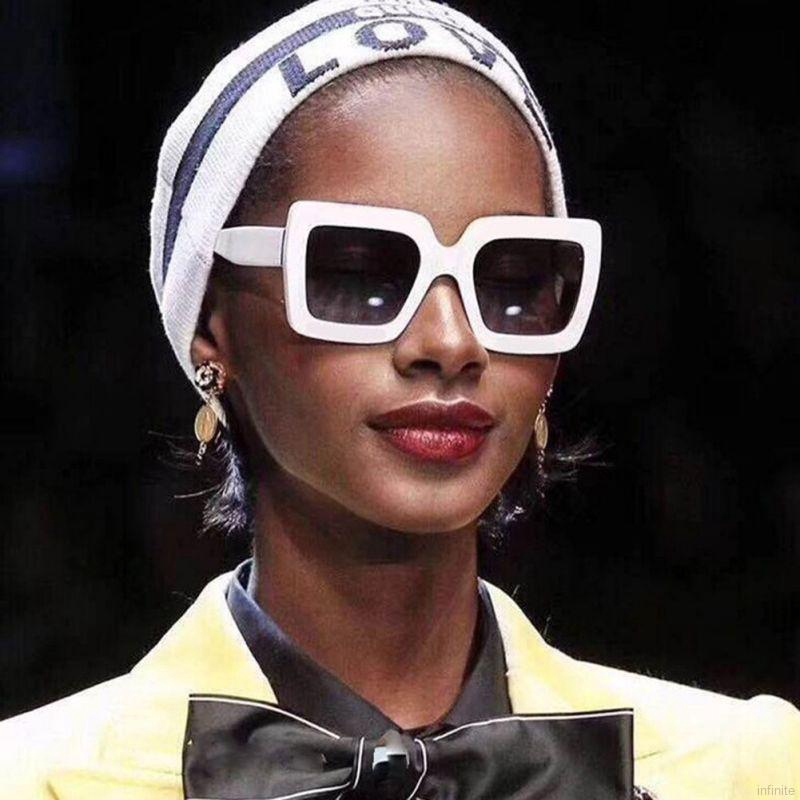 Kính Mát Gọng Vuông Lớn Thời Trang Cho Nữ