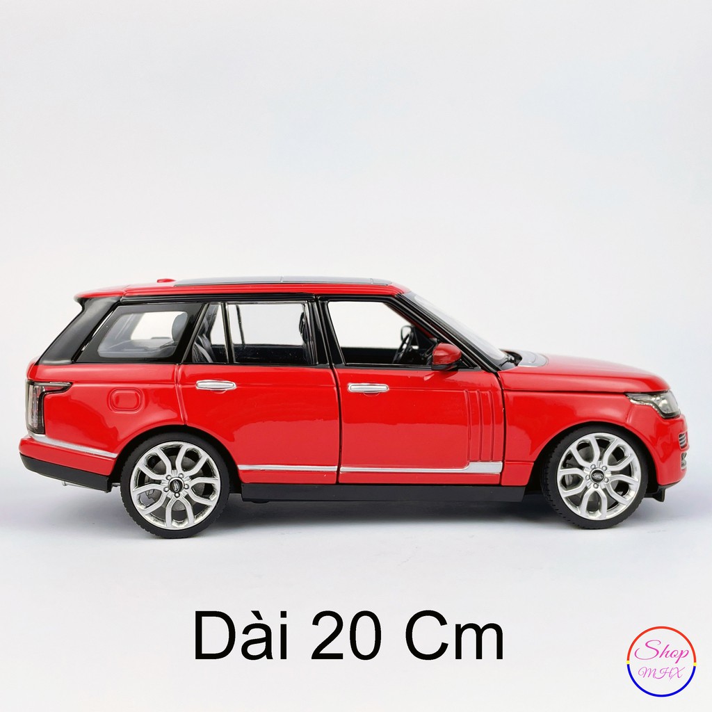 Xe mô hình sắt Range Rover SVAutobiography TẶNG KÈM BIỂN SỐ tỉ lệ 1:24 hãng Rastar
