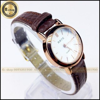 Đồng hồ nữ rate : đẹp - rẻ - bền - dây da mềm