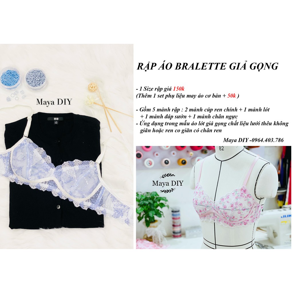 MR14- RẬP ÁO BRALETTE GIẢ GỌNG