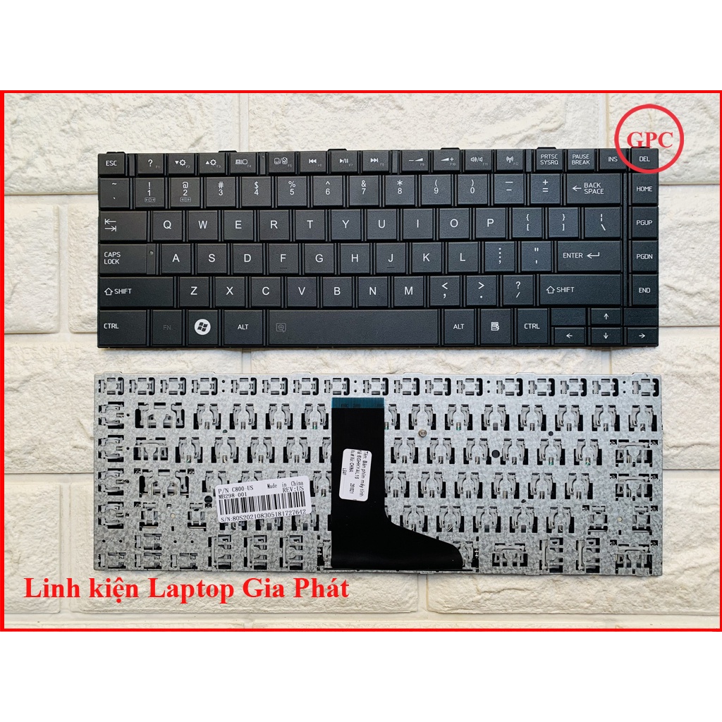 Bàn phím Laptop TOSHIBA C840 L840 L840D C845 L835 L845 L845D C700 C800 - bảo hành uy tín