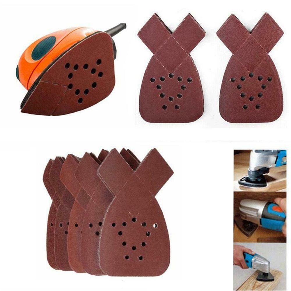 NIUYOU Set 10 Đĩa Chà Nhám Chuột Màu Đen