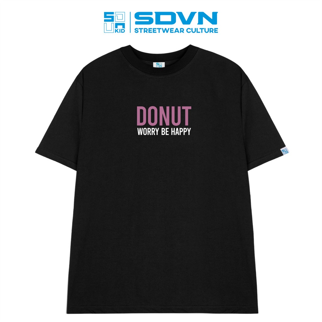 Áo Thun Trẻ Em - Cotton 100% Unisex form rộng Local Brand SDVN DONUT