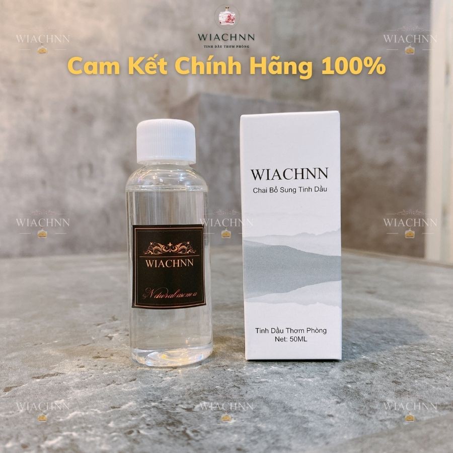 Chai Bổ Sung Tinh Dầu Thơm Phòng WIACHNN 100ml Que Gỗ Tự Khuếch Tán Cho Chai Đã Sử Dụng BS100