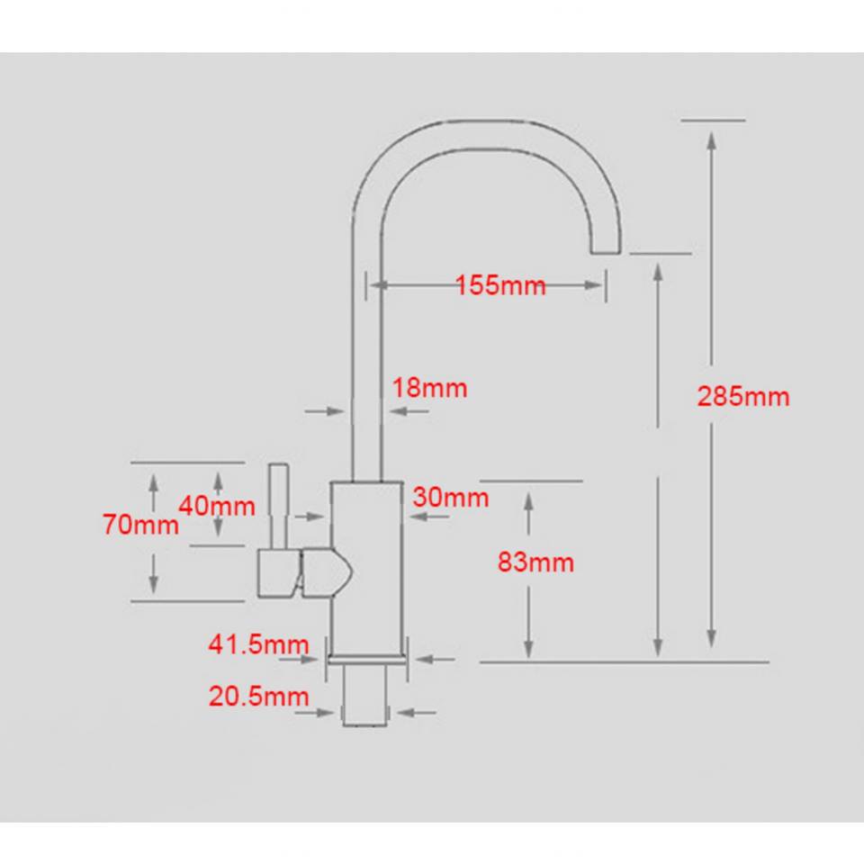 VÒI RỬA BÁT LẠNH GẮN CHẬU INOX304 CAO CẤP NX4636zt