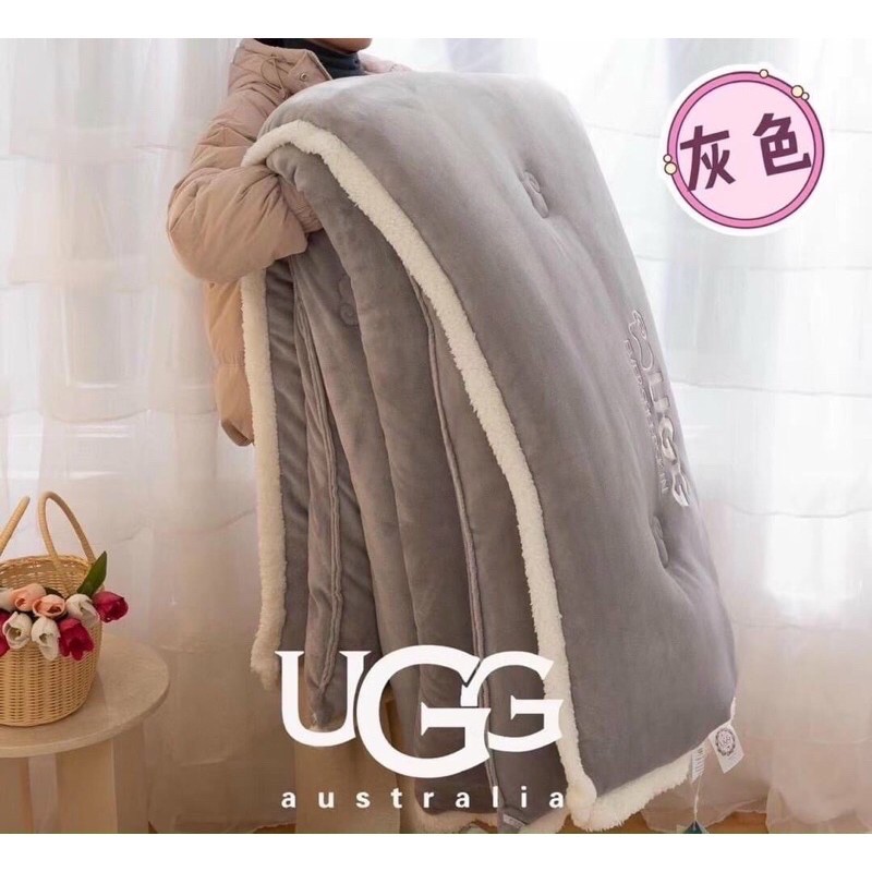 Chăn Lông Cừu Úc UGG Mềm Mịn Siêu Sang Chảnh Siêu Mềm Ấm