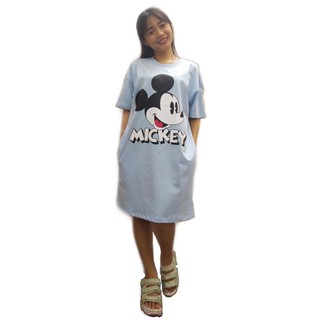 Đầm xuông Mickey
