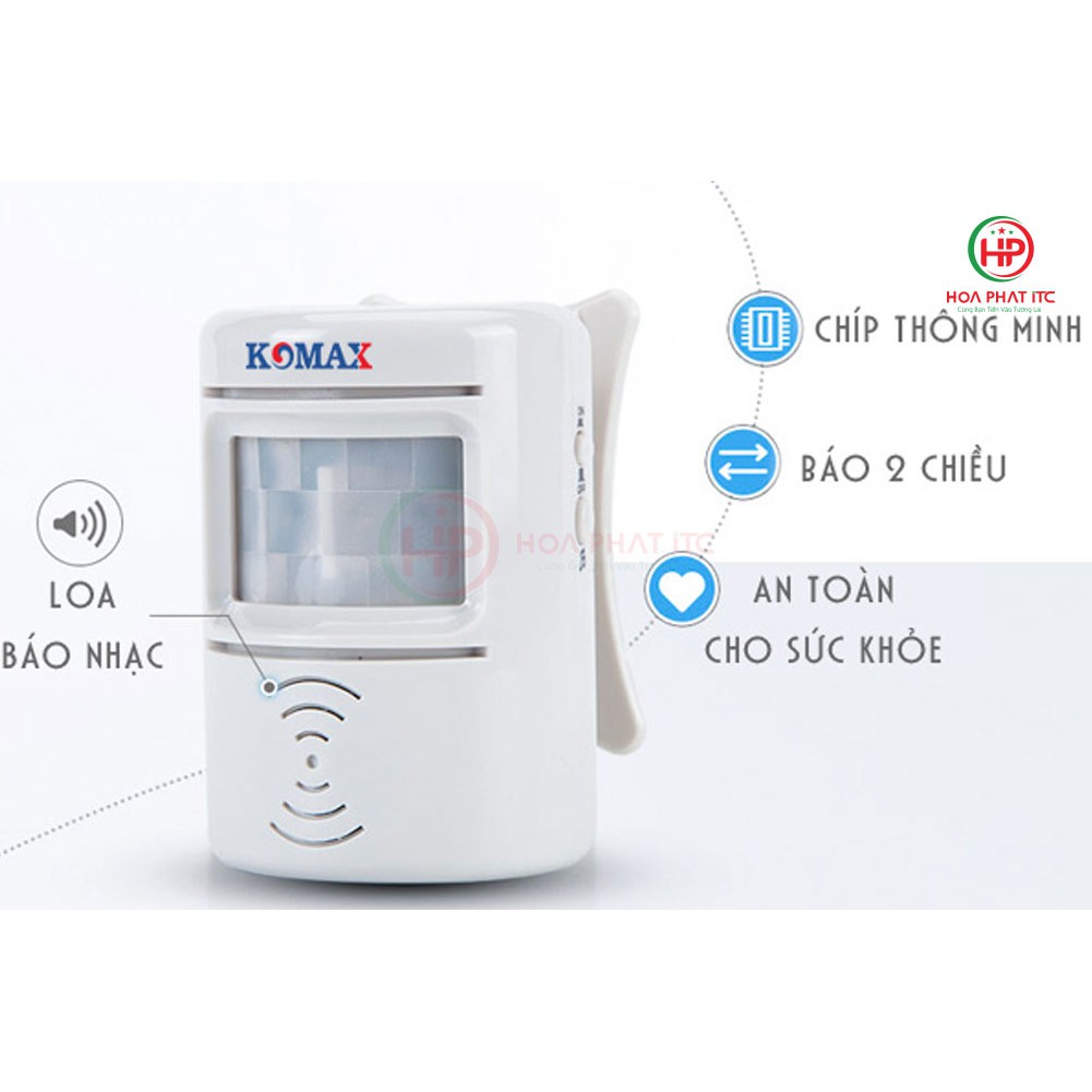 Chuông báo khách hai chiều Komax KM-008B