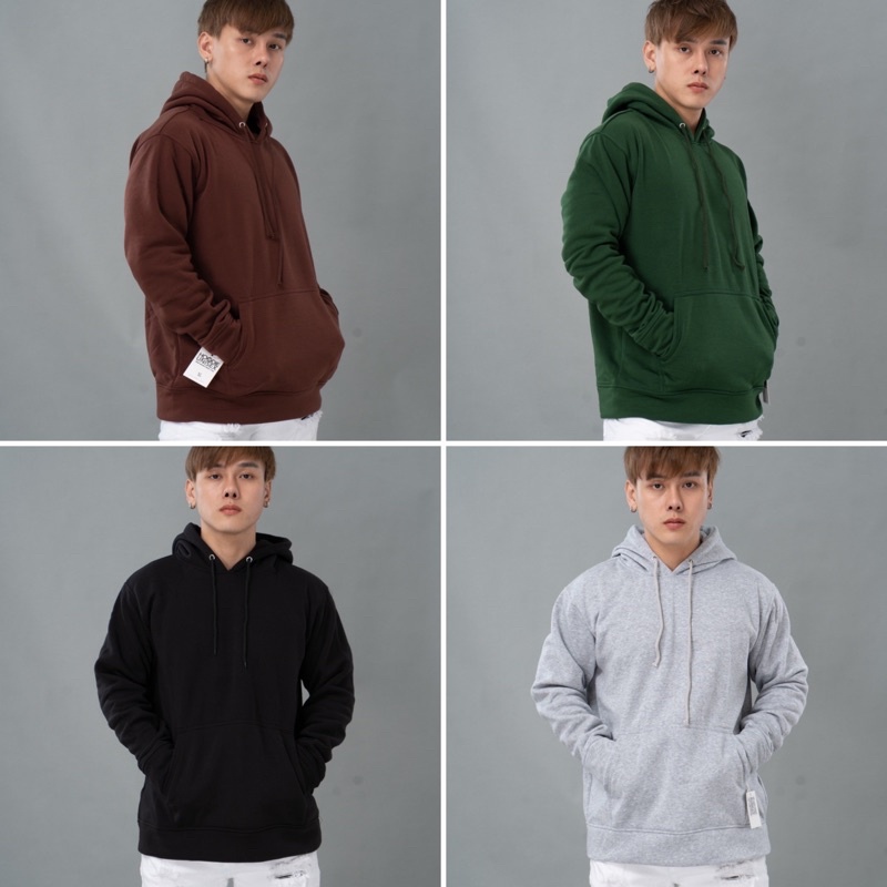 Áo Hoodie unisex 2T Store bst 24 màu sắc - Áo khoác nỉ chui đầu nón 2 lớp dày dặn chất lượng (Màu 1 đến 12)