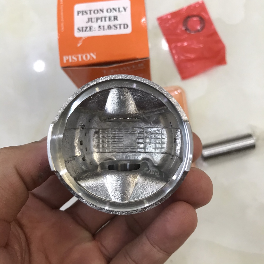 Bộ Piston Trái 51 Sirius Jupiter ắc 13 ful Bạc Ắc Phe cài chính hãng T-Power