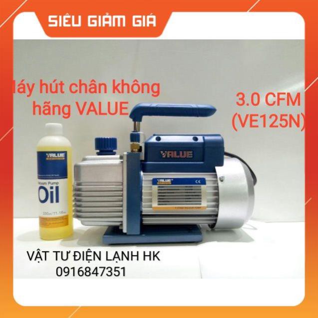 Máy hút chân không VALUE 3.0 CFM VE125N 3.0c