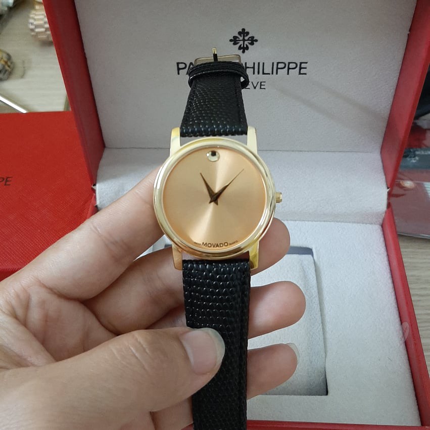 [Ảnh thật, có video] Đồng Hồ Nam nữ Movado kính sapphire, chống nước tốt