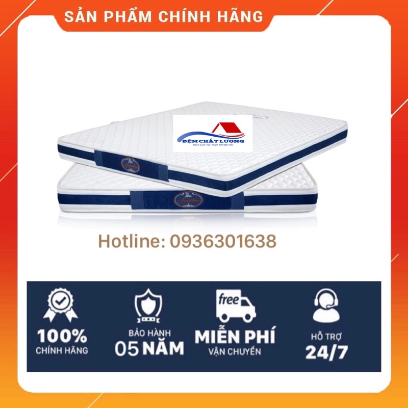 Đệm cao su non - cao su tổng hợp Kim Cương chính hãng nâng đỡ cột sống tối ưu bốn mùa thoáng mát