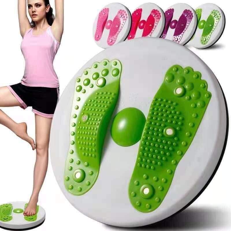 Đĩa xoay eo tập thể dục 360 độ loại xịn - Bàn xoay tập cơ bụng cho eo thon tại nhà và phòng gym tiện lợi SIÊU BỀN