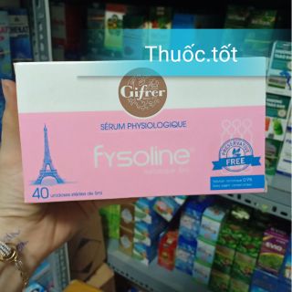 Fysoline hộp 40 ống muối pháp nhỏ mũi cho bé