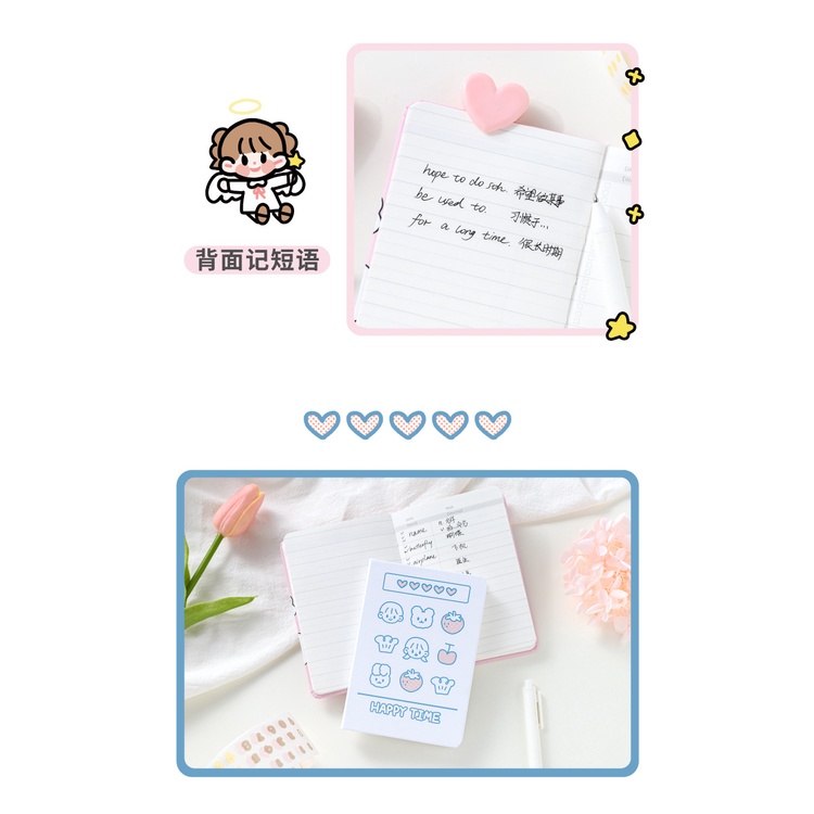 Sổ tay bìa cứng mini đáng yêu