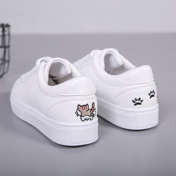 Giày thể thao nữ trắng đẹp Gót Mèo Giày nữ đẹp | BigBuy360 - bigbuy360.vn