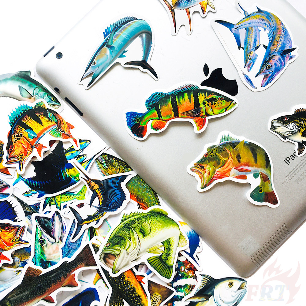 ❉ Outdoor Fishing Series 07 Stickers ❉ 50Pcs/Set DIY Fashion Luggage Laptop Skateboard Doodle Stickers