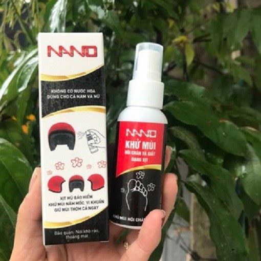 Xịt khử mùi hôi chân nano cao cấp