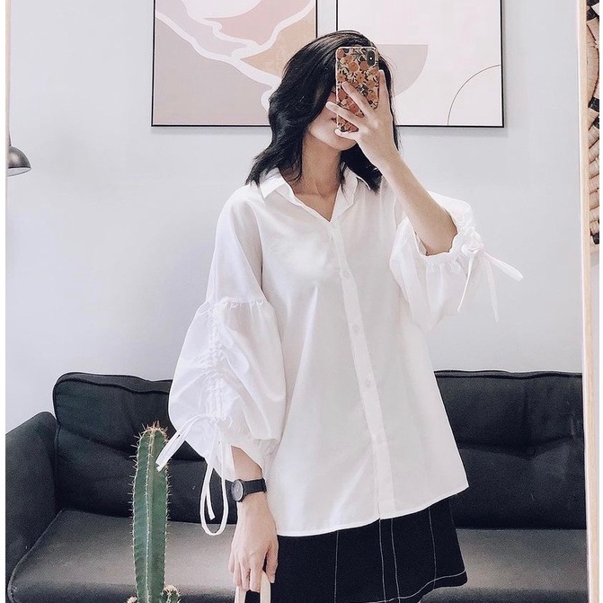 [Mã 44FASHIONSALE270 giảm 10K đơn 50K] áo sơ mi kiểu tiểu thư hót freeship 50k freeship A380