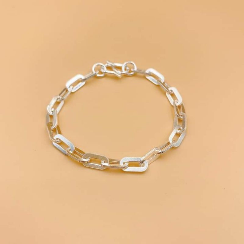Lắc xích bạc ta 999 dày cho bé 🌼YN JEWELRY