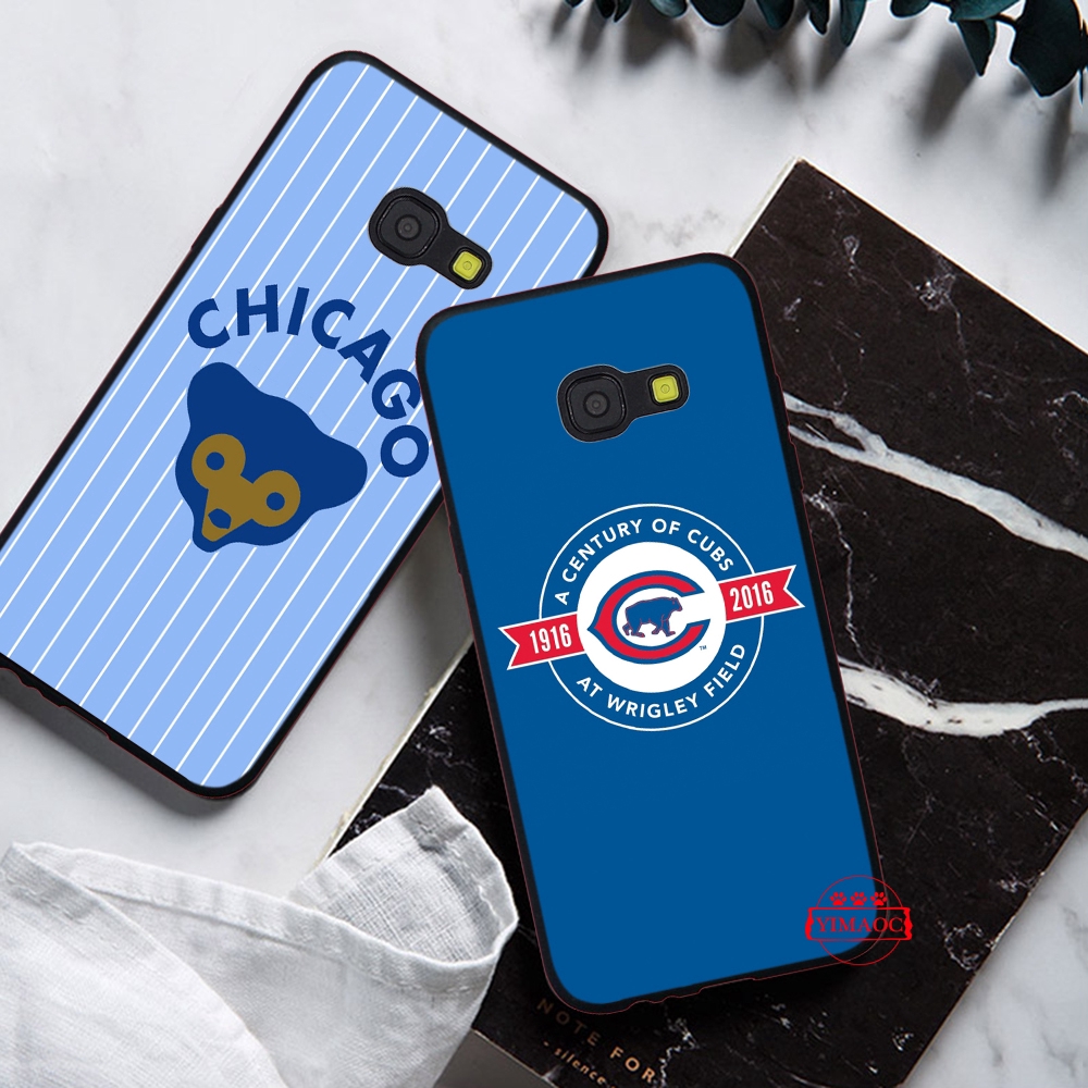 Samsung A3 A5 A6 Plus A7 A8 A9 2016 2017 2018 A20E Soft case Chicago Cubs Baseball