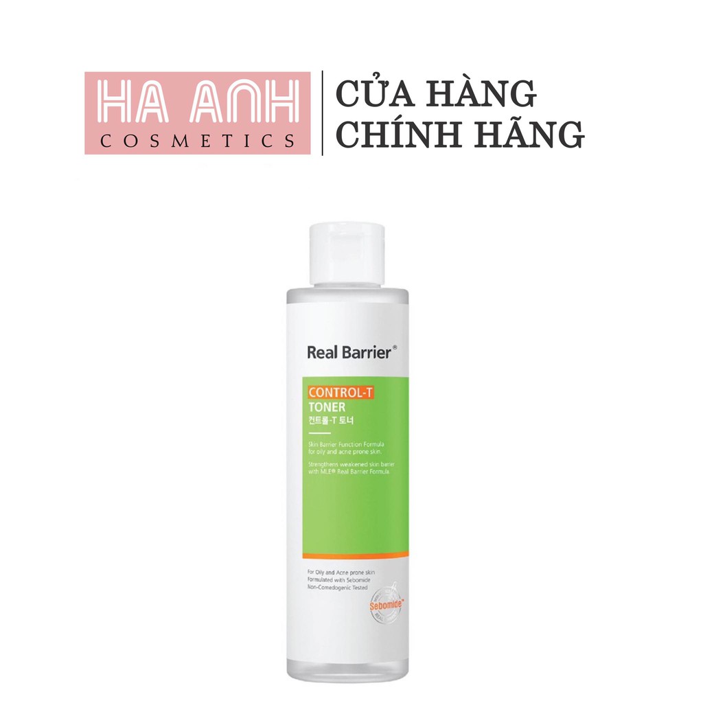 Nước Cân Bằng Làm Dịu Cho Da Dầu Mụn REAL BARRIER Control-T Toner