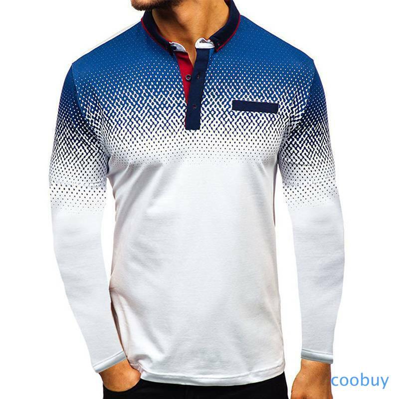 Áo Thun Tay Dài Vải Cotton Pha Thời Trang Cho Nam | BigBuy360 - bigbuy360.vn