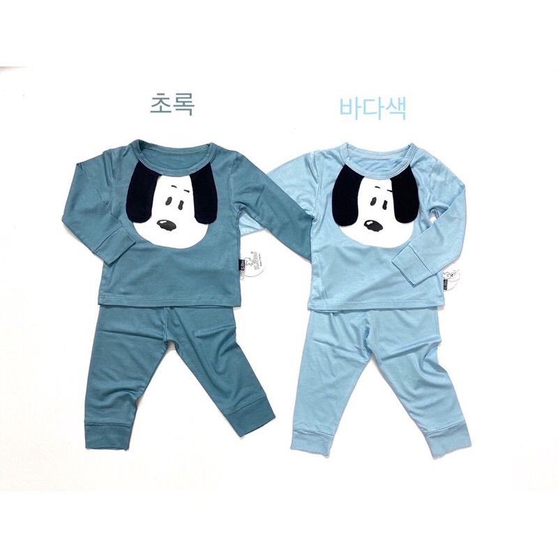 Bộ dài tay thun lạnh phiên bản Snoopy cực đẹp cho bé trai gái