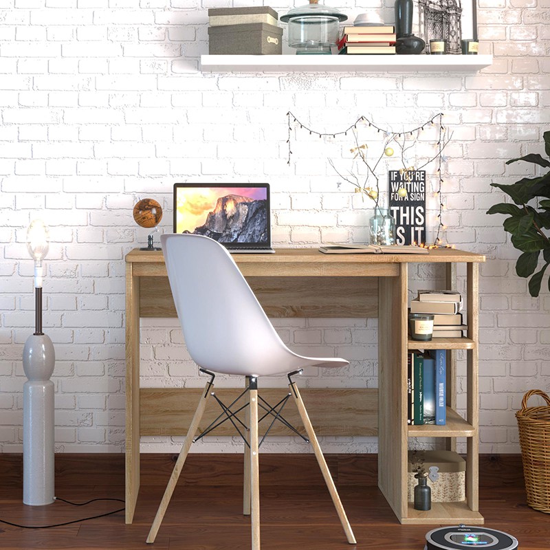 Bàn Làm Việc Kết Hợp Kệ Sách phong cách Hàn Quốc 1M BLV07