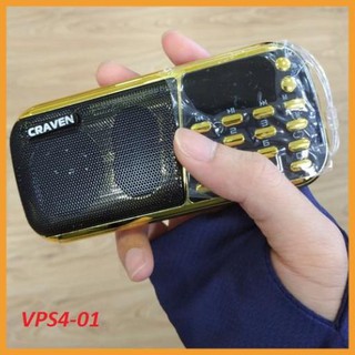 Máy nghe pháp 853 - nghe thẻ nhớ, nghe tụng kinh, FM-craven cr 853 - đọc kinh phật pháp - BH 6 tháng