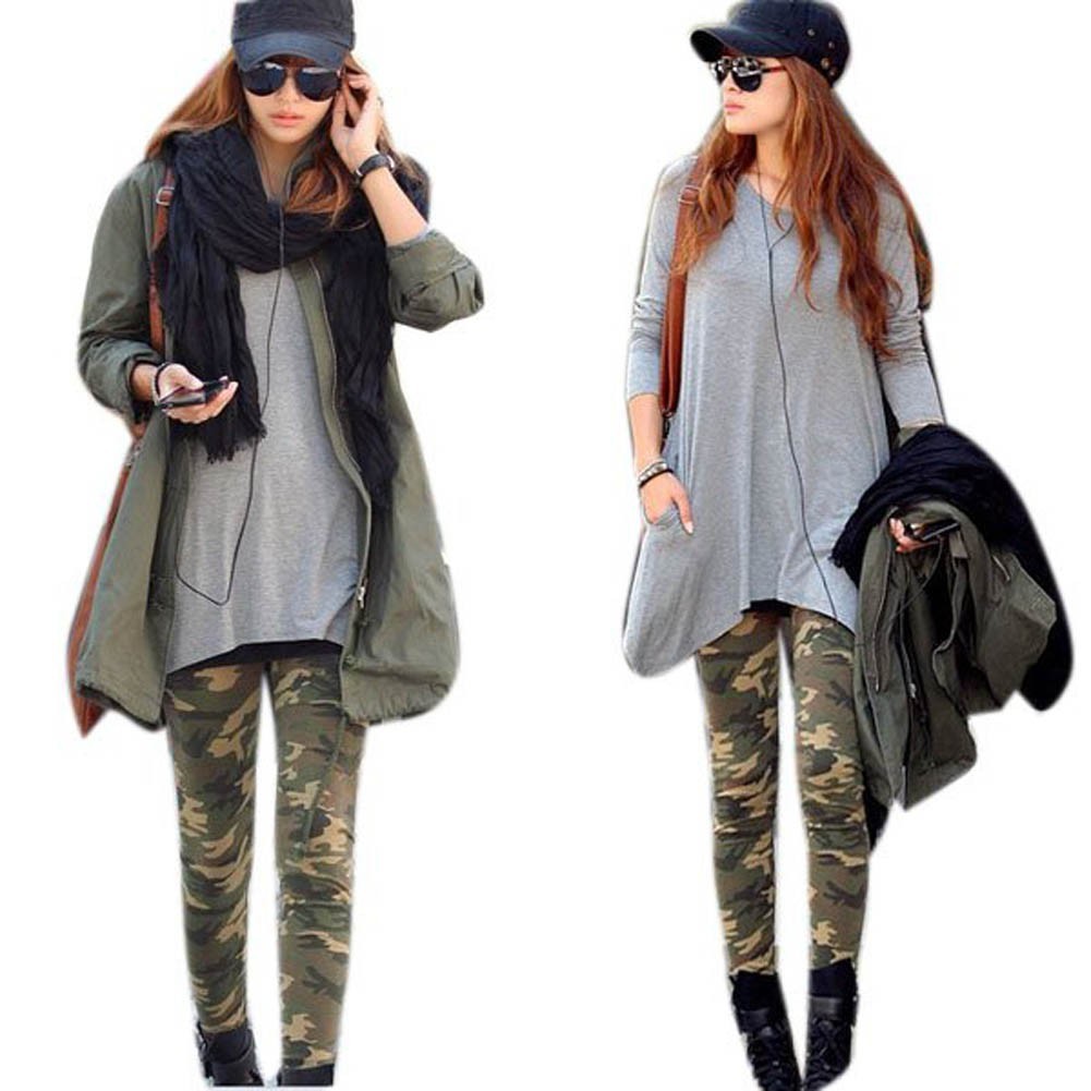 Quần legging họa tiết rằn ri cá tính trẻ trung cho nữ | BigBuy360 - bigbuy360.vn