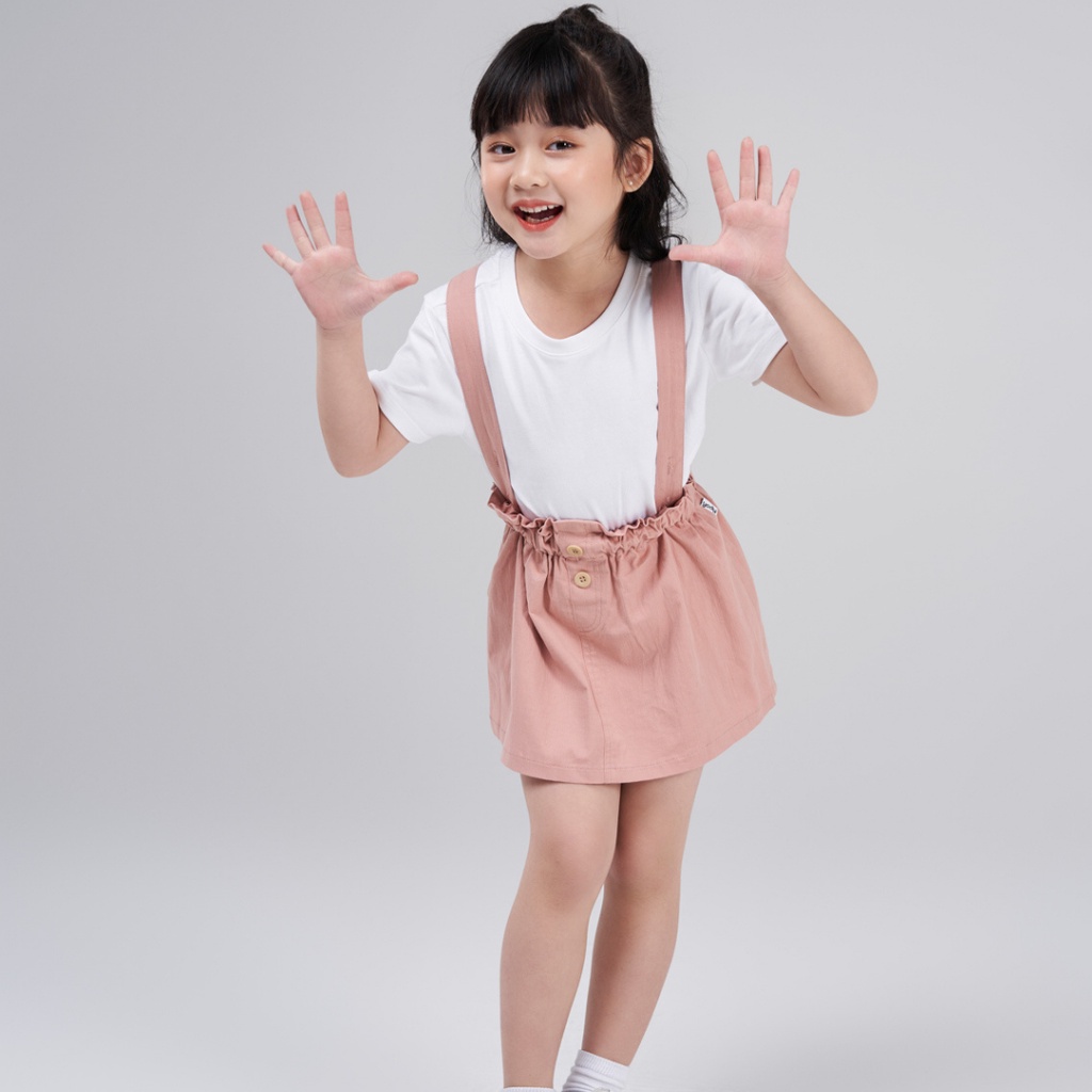 Chân váy yếm YODY 2 dây kaki cho bé CNK5008